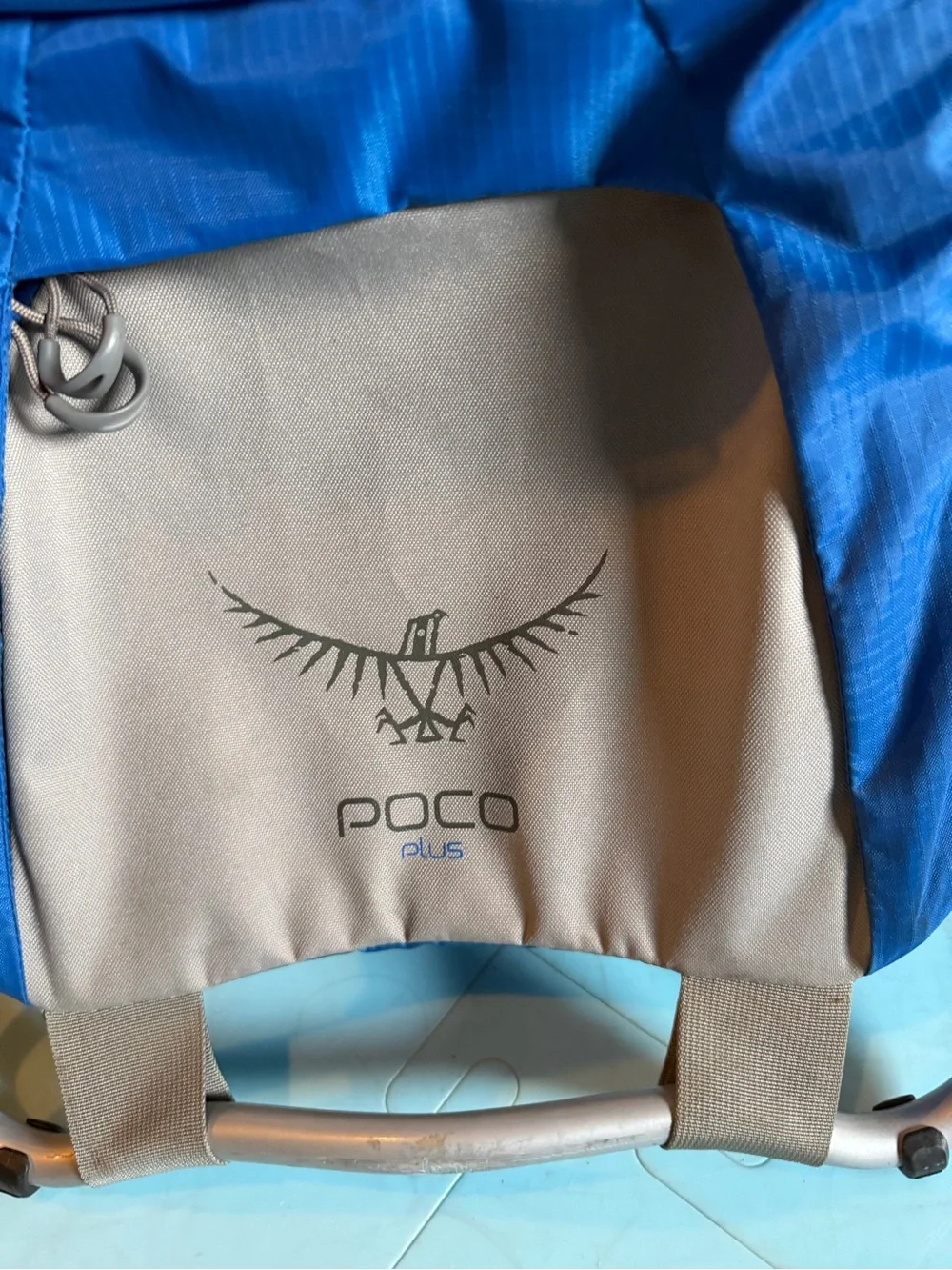 OSPREY Poco Plus Blue and Gray Kids Carrier Pack